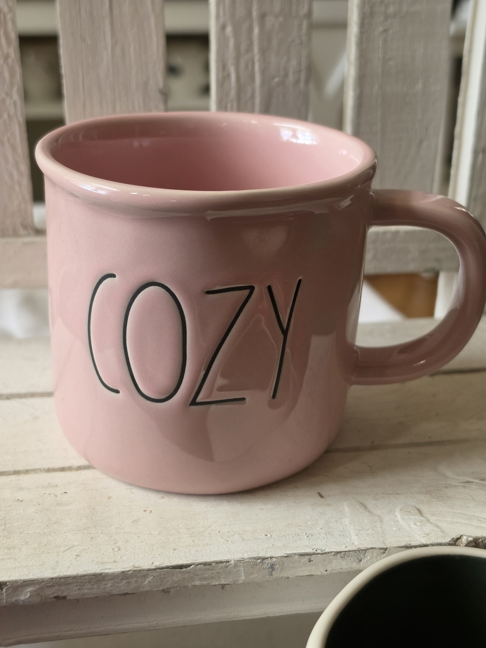Rae Dunn Pink 'COZY' Ceramic Mug